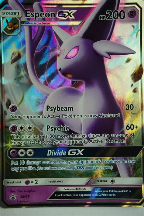 Espeon GX SM35 Full Art Pocket Monster