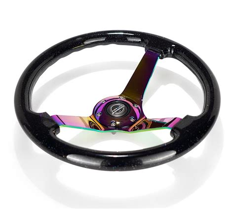 NRG Innovations RST 036BSB MC NRG Deep Dish Steering Wheels With Solid