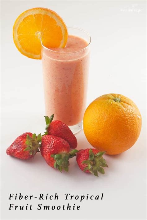 Stay Regular with a Fiber-Rich Tropical Fruit Smoothie - Third Stop on the Right