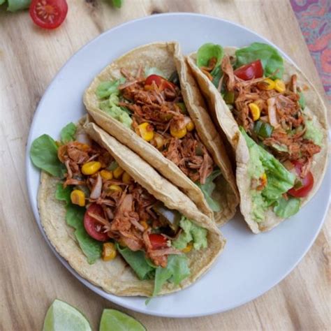 Vegan Tacos With Jackfruit Gluten Free Vegan Recipes From Rahel Lutz