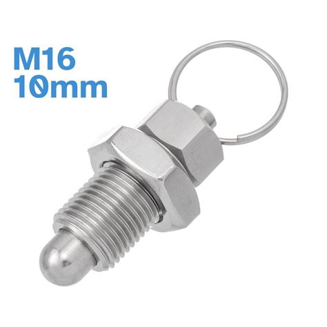 Pc M Thread Mm Ball Head Indexing Spring Plunger With Pull Ring