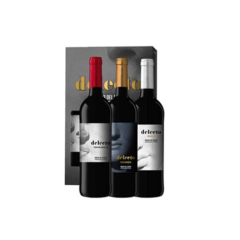 Delecto Vino D O Ribera Del Duero Estuche Cartón 3 Botellas 75 cl