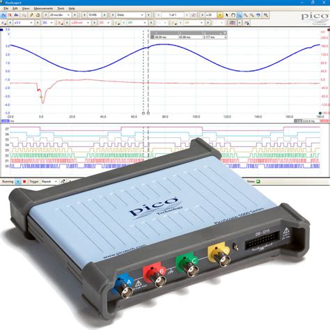 PicoScope 5443D MSO 100MHz 4 16 Channel Mixed Signal Oscilloscope