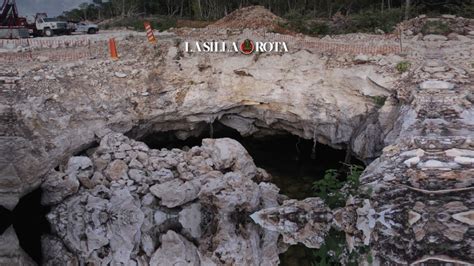 Tren Maya El Cenote Que Exhibe Los Da Os Por Obras Del Tramo En