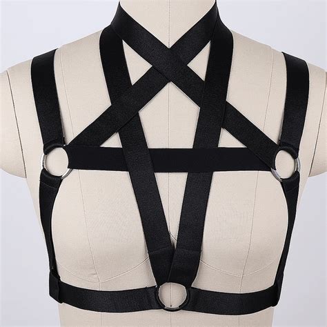 Sexy Lingerie Pentagram Bondage Harness Harajuku Gothic Bdsm Bondage