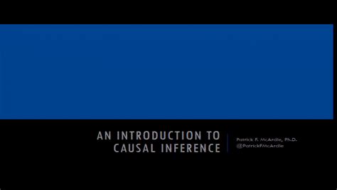 An Introduction To Casual Inference