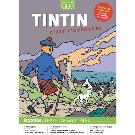 Magazine G O Tintin C Est L Aventure N Ecosse Terre De Myst Res