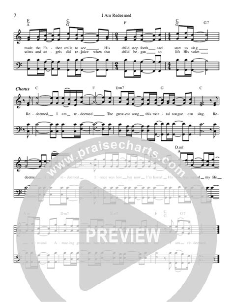 I Am Redeemed Sheet Music PDF (Brian Free & Assurance) - PraiseCharts