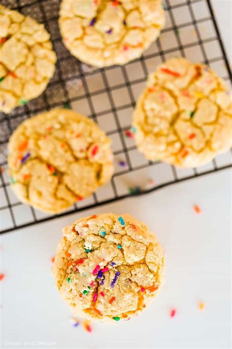 Yellow Cake Mix Cookies (& VIDEO!) - 4 ingredients for amazing cookies!
