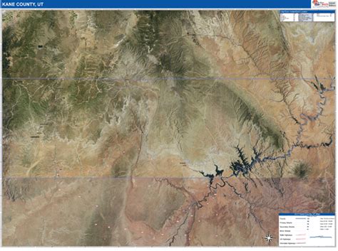 St. Charles County, MO Wall Map Satellite Basic Style by MarketMAPS - MapSales