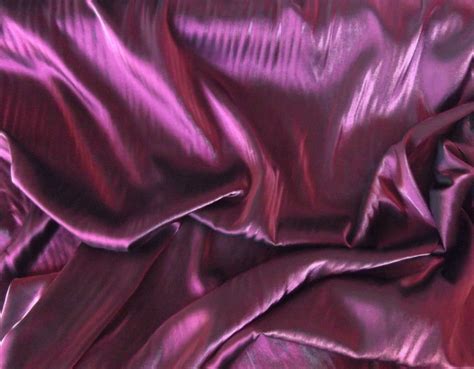 Burgundy Shot Black Satin Lurex Taffeta Organza Fabric Etsy Canada