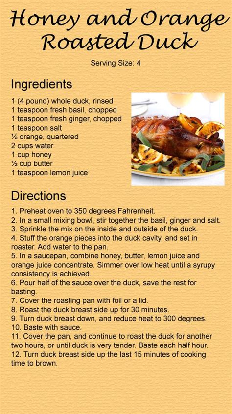 Duck with orange sauce – Artofit