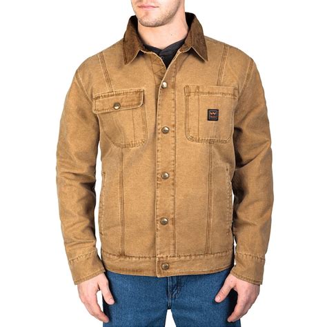 Walls Mens Ranch Amarillo Duck Cotton Twill Jacket Washed Pecan Xl