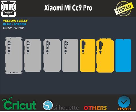 Xiaomi Mi Cc9 Pro Skin Template Vector Armobileskin