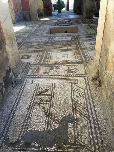 Pompeii mosaics: Beware of the Dog!