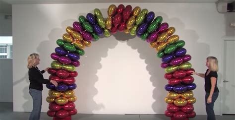 How To Make A Foil Balloon Arch No Helium