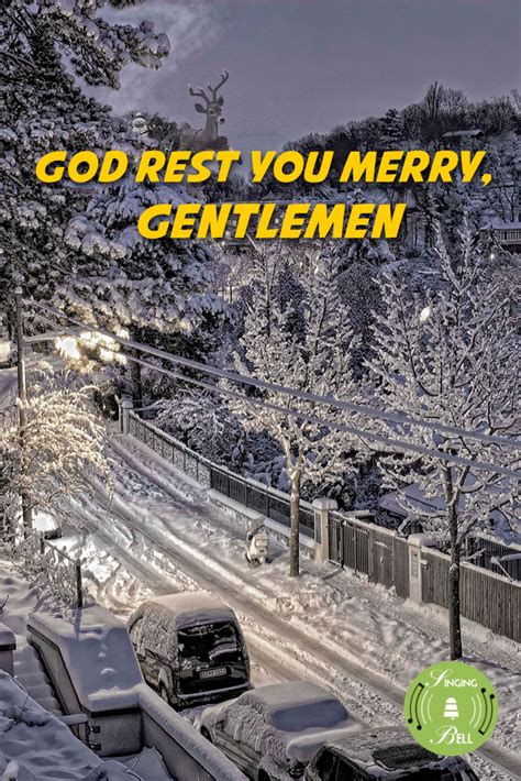 God Rest You Merry Gentlemen Free Karaoke Christmas Carols