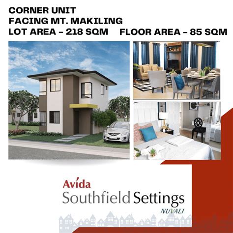 3 Bedroom Corner Unit House And Lot In Southfield Nuvali Laguna House