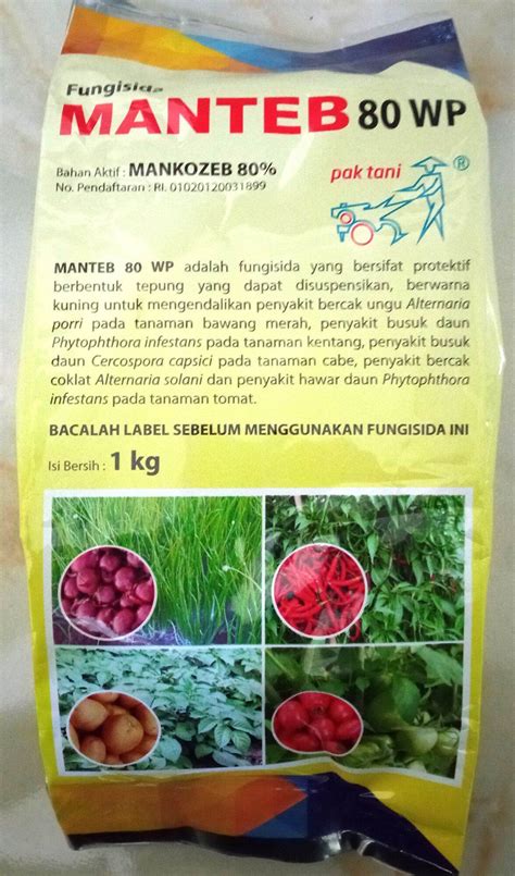 FUNGISIDA MANTEB 80 WP 1 KG PAK TANI Lazada Indonesia