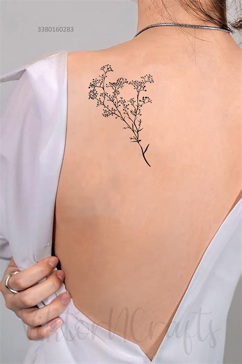 Update More Than Babys Breath Tattoo Best In Coedo Vn