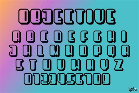 Objective Font Vladimir Nikolic Fontspace