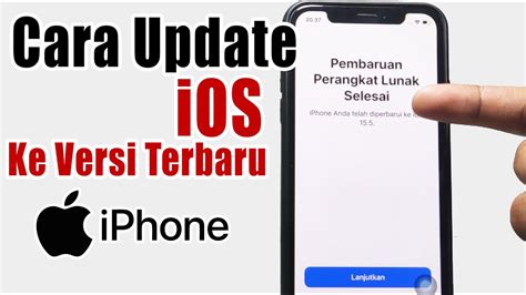 Cara Update Sistem Iphone Update Ios Ke Versi Terbaru Youtube