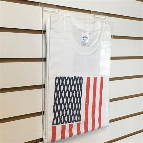 Acrylic Slatwall Clothing Display For Retail Store Display