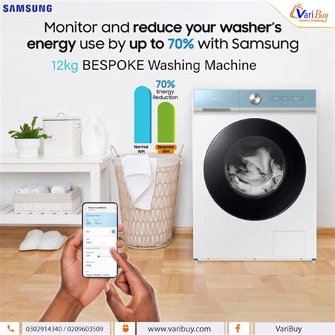 Samsung 12kg BESPOKE AI Series 8 QuickDrive Auto Optimal Wash And