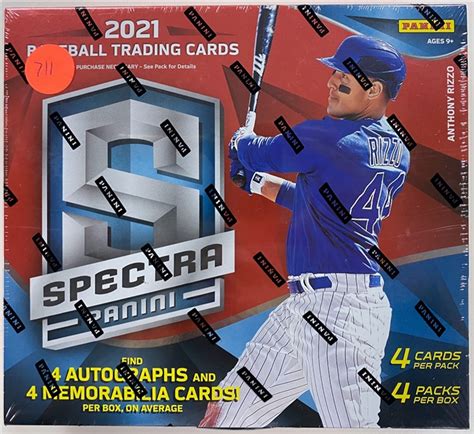 Lot Detail 2021 Panini Spectra Baseball Sealed Hobby Box