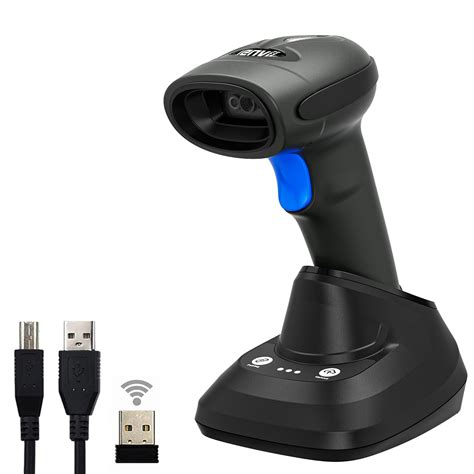 LENVII CW999 1D 2D 2D Barcode Scanner Wireless 2 4GHZ Wired 2 In 1