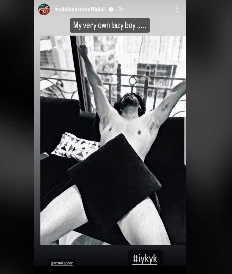 Malaika Arora Shares Almost Naked Picture Of Arjun Kapoor Calls Him Lazy Lokmattimes