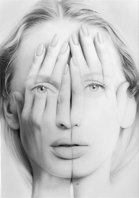 Double Exposure Paintings By Tigran Tsitoghdzyan Hyper Realistic