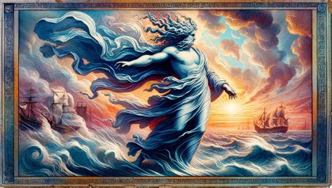 Eurus el dios del viento del este en la mitología griega