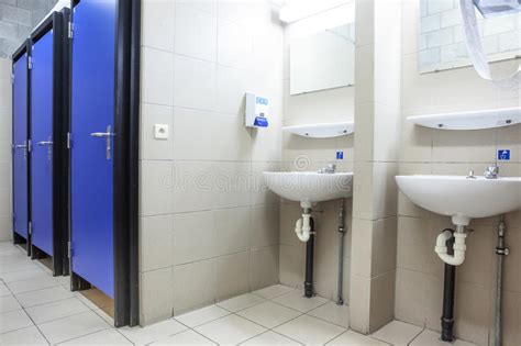 Doors From Toilets And Sinks Stock Image Image Of Room Washroom