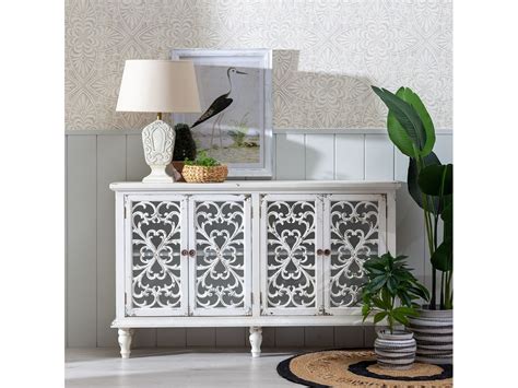 Aparador Bigbuy Home Shabby Chic X X Cm Branco Madeira De