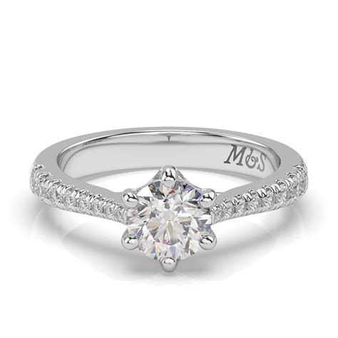 Round Brilliant Cut Diamond Ring - Metal & Stone Jewellers