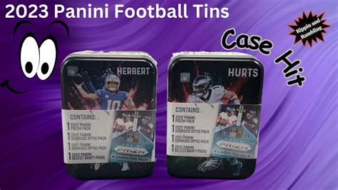 PRIZM OPTIC 2023 Panini Football Tins Product Review Case Hit YouTube