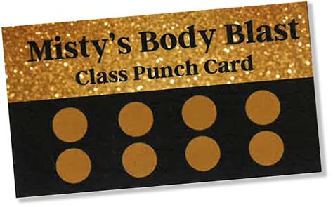 Punch Cards - Misty's Body Blast