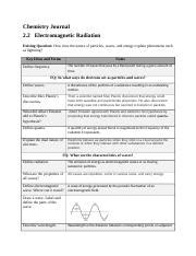 Journal Doc Chemistry Journal Electromagnetic Radiation