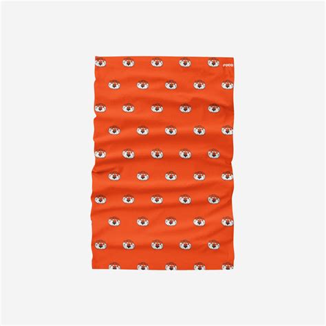 Aubie The Tiger Auburn Tigers Mini Print Mascot Gaiter Scarf FOCO