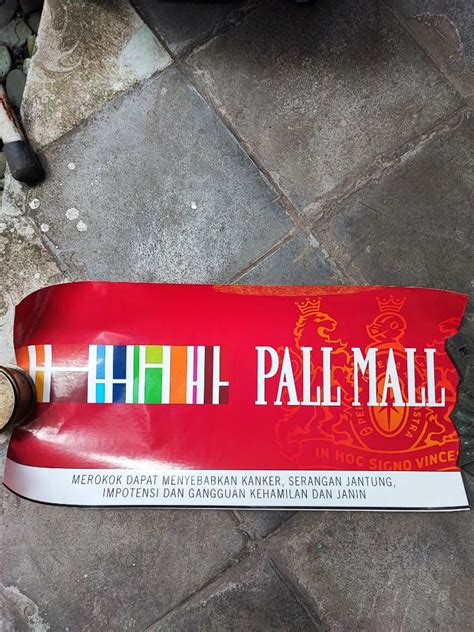 Sticker Vintage Iklan Rokok Pall Mall Antik Pajangan Di Carousell