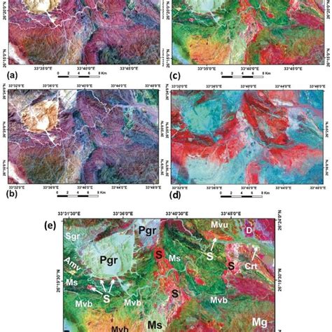 A Landsat Image Of South Abu Marawat Area Of Band Combination