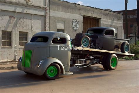 Ford Coe Roll Back Truck By Teemack Redbubble