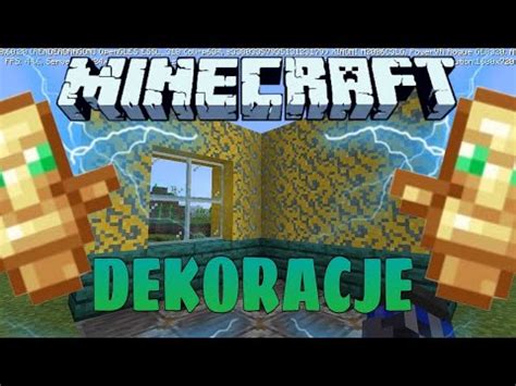 Minecraft Dekoracje Odc Youtube