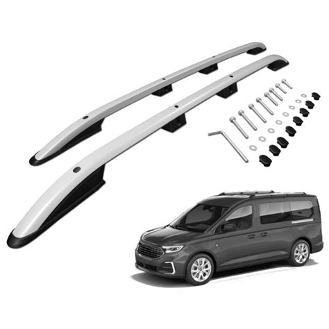 Relingi Dachowe Ford Tourneo Connect L Srebrne Chromemaster