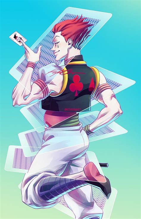 Hisoka 11x17 Fanart Printposter Holographic Option Etsy Hunter