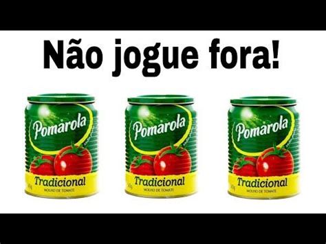 IDÉIA LATA Não jogue fora YouTube Latas Latas recicladas e