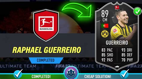 89 POTM Raphael Guerreiro SBC Completed Cheap Solution Tips Fifa