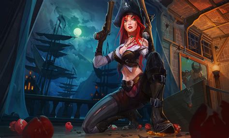 Wallpaper Digital Art Artwork Video Games Miss Fortune Belly