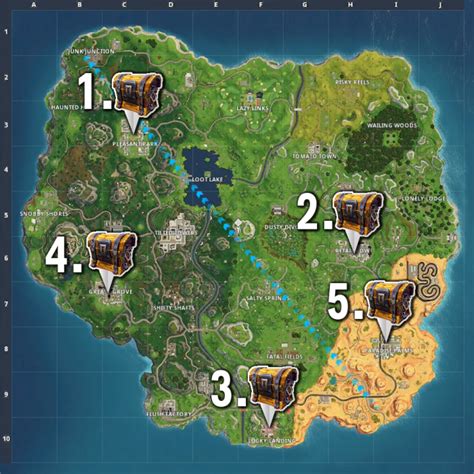 Fortnite: Battle Royale Season 5 - Week 7 Challenges Guide | Stage ...